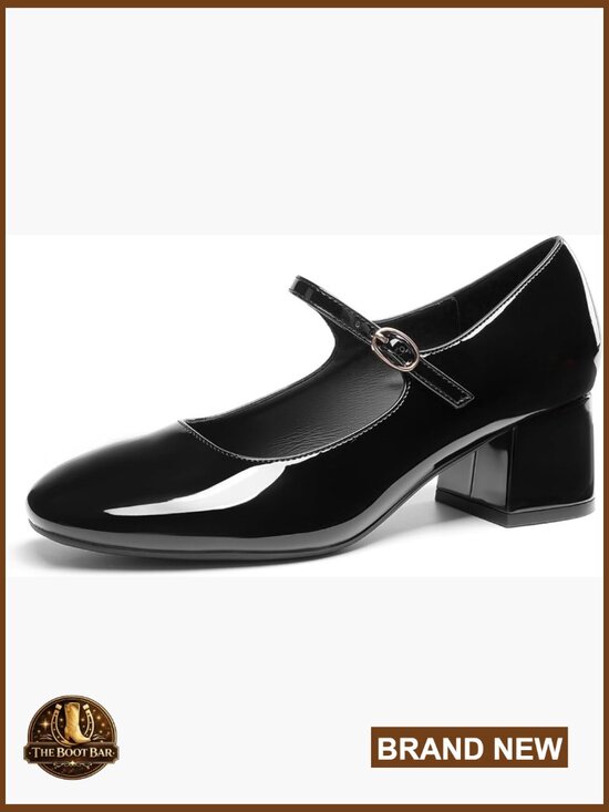 Mary Jane Shoes Chunky Block Heels 2.17\